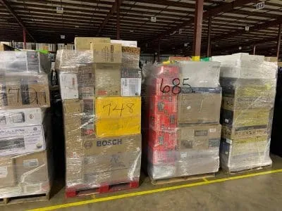 What happens to returned goods?