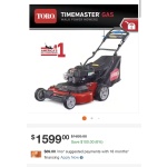 Buy Toro 30 in. TimeMaster 223cc Gas-Powered w/ Self-Propelled Personal Pace Lawn Mower