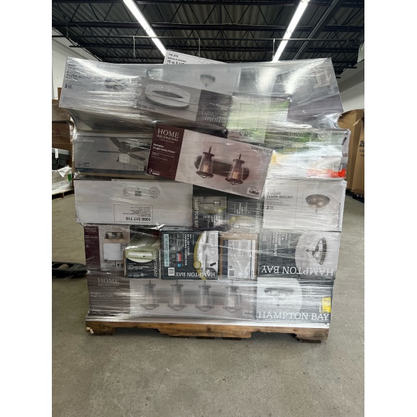 Buy Home Depot Mixed Lights/Fans Pallet