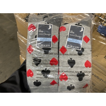 Buy Assorted Brand New Socks (3744 Pcs Pallet)