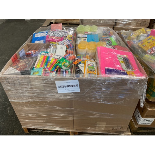 Buy School Supply Pallets (1000 Pcs Pallet)