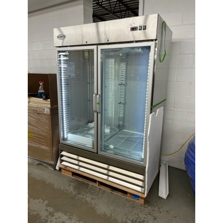 Buy KOOLMORE 54 in. Two Glass Door Reach-In Freezer 47 cu ft. RIF-2D-GD